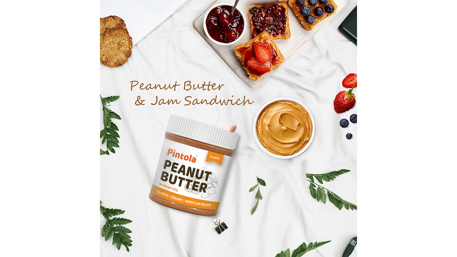 Pintola Peanut Butter & Jam Multigrain Sandwich